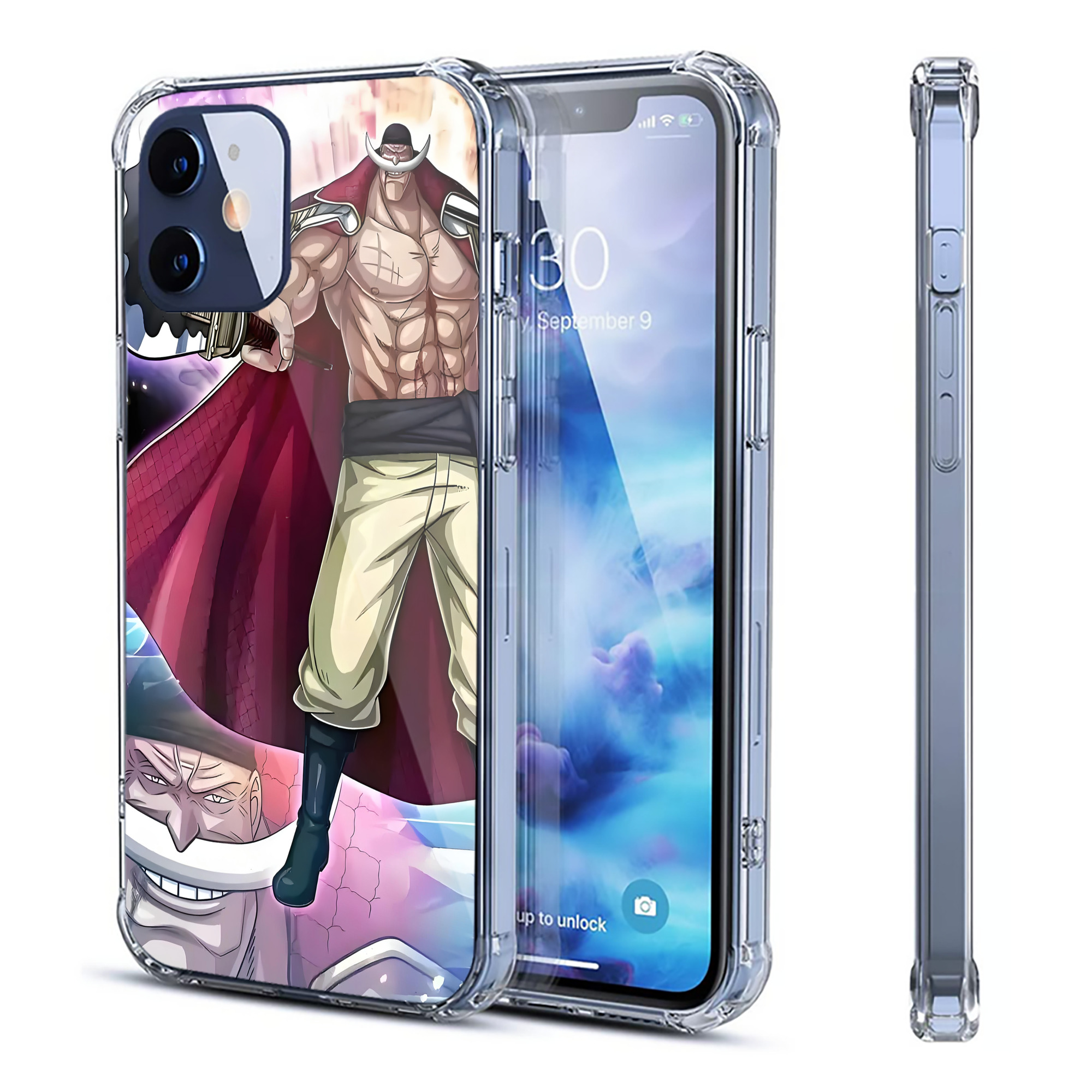 （画像用） ワンピース ONE PIECE 【iPhone 12シリーズ対応】透明スマホケース（クリアソフトケース）